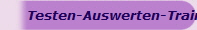 Testen-Auswerten-Trainieren